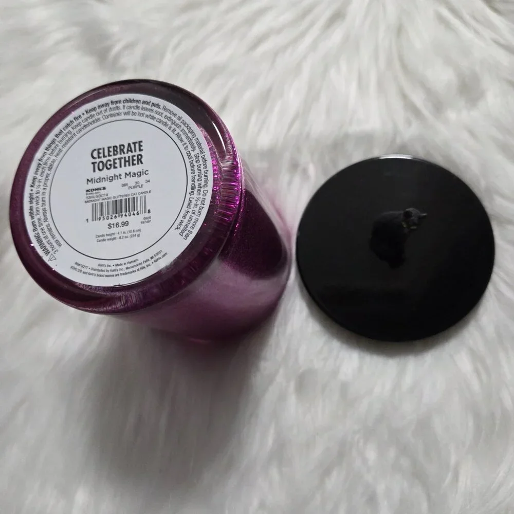 Celebrate Together Halloween Midnight Magic Glitter Candle